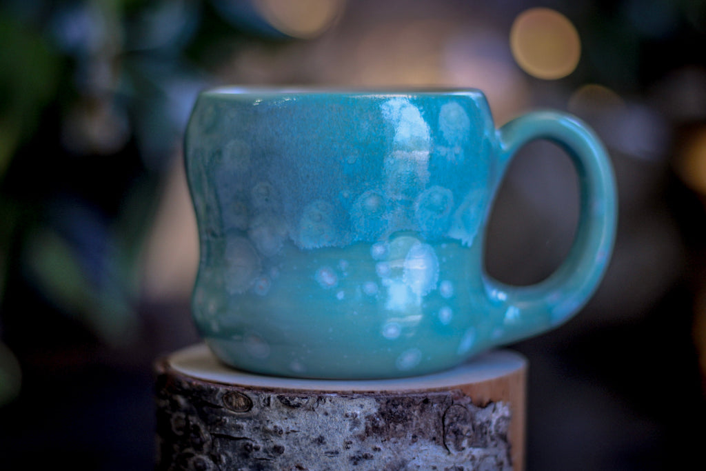 05-F Atlantean Jade Variation Gourd Mug, 13 oz.