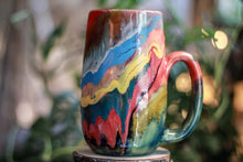 Load image into Gallery viewer, 07-E Crazy Rainbow Mug, 28 oz.