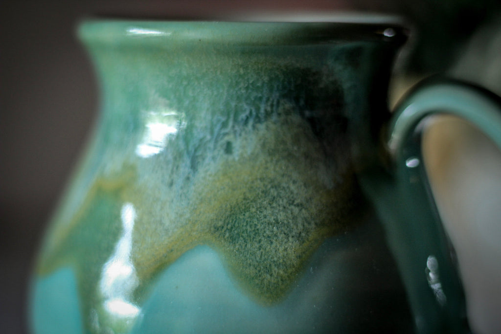 06-E Atlantean Jade Barely Flared Mug, 15 oz.