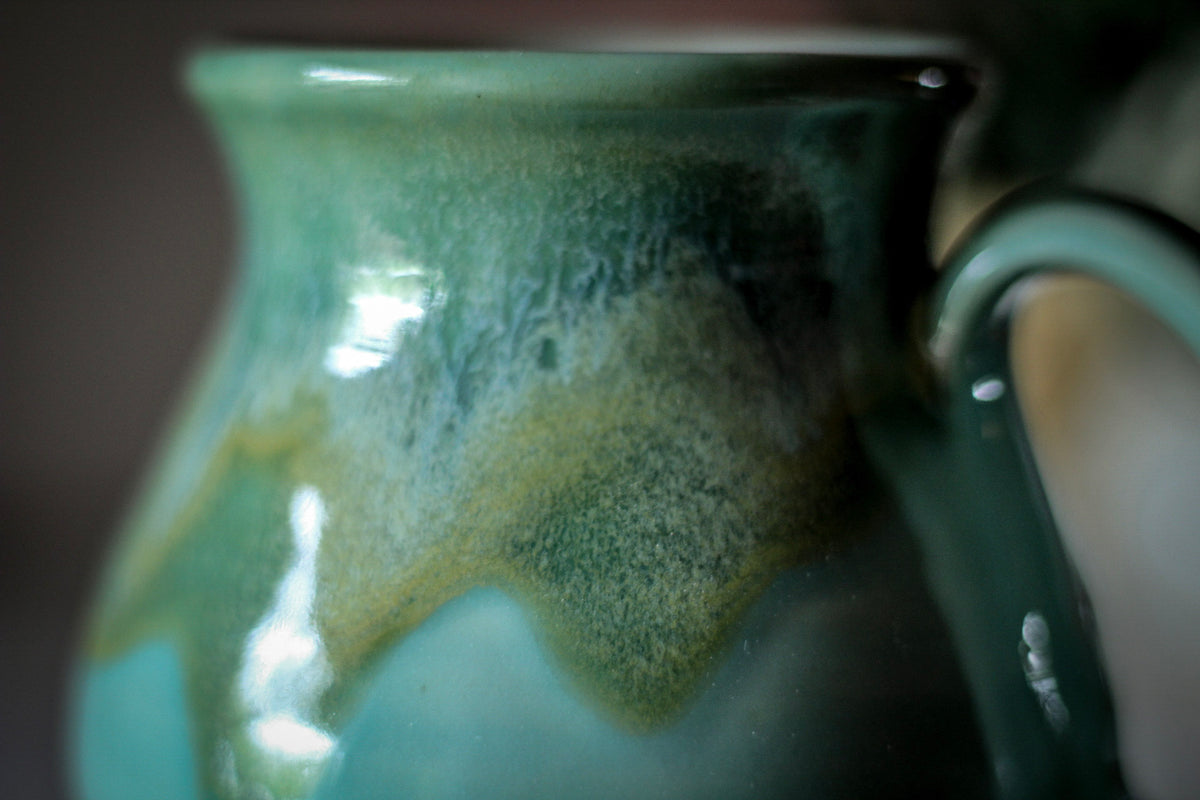 06-E Atlantean Jade Barely Flared Mug, 15 oz.
