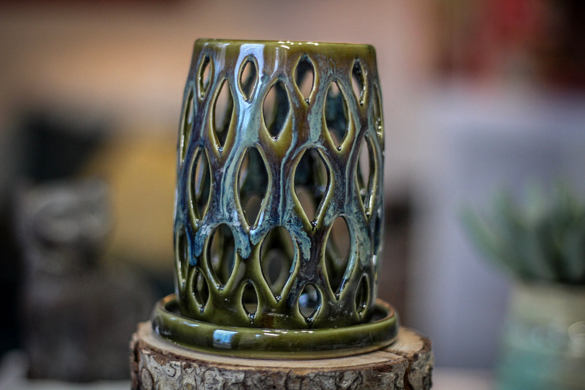 06  Mossy Wave Candle Pillar