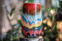 Load image into Gallery viewer, 07-E Crazy Rainbow Mug, 28 oz.