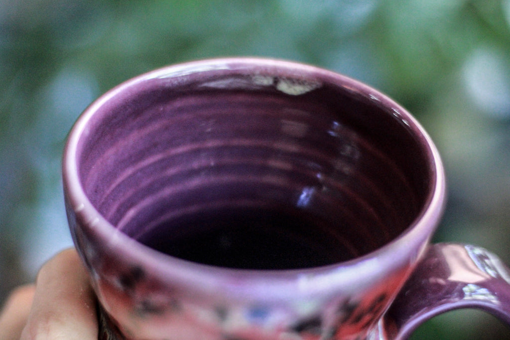 17-C Red and Purple PROTOTYPE Flared Mug, 23 oz.