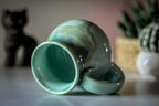 06-E Atlantean Jade Barely Flared Mug, 15 oz.