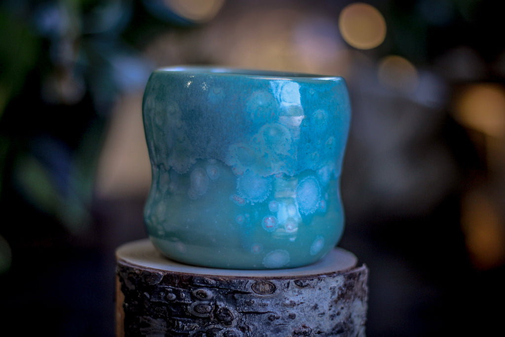 05-F Atlantean Jade Variation Gourd Mug, 13 oz.