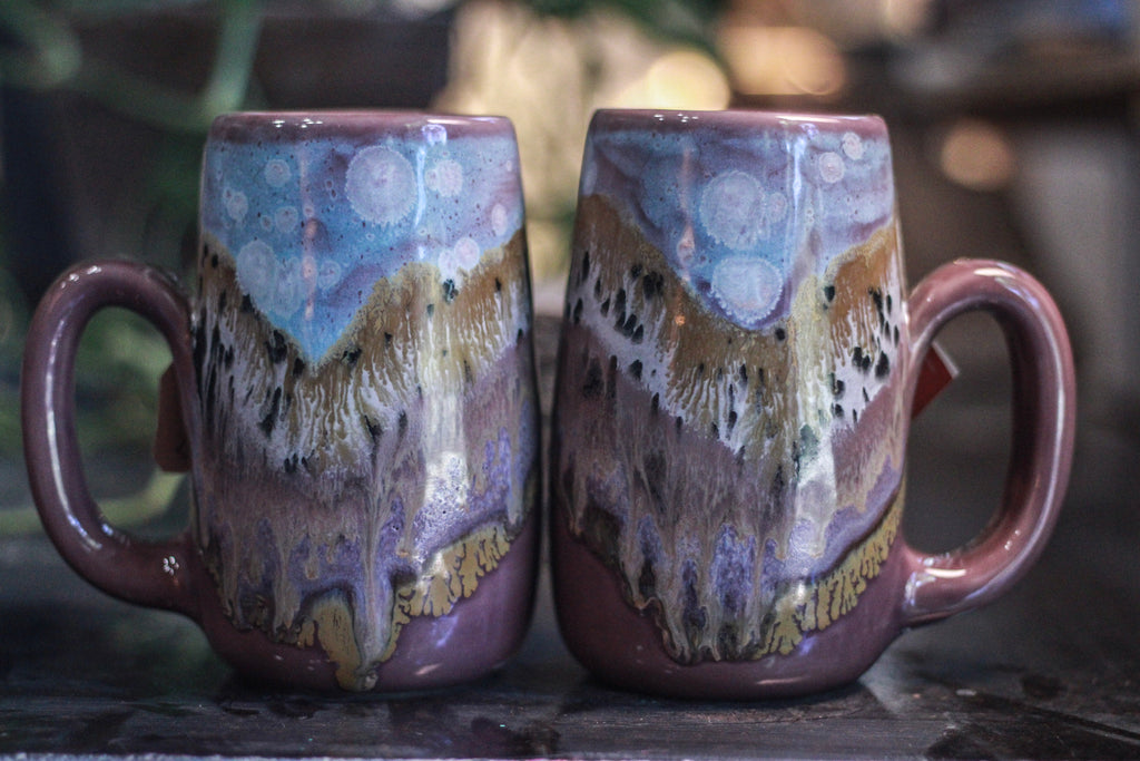 05-B (each) Lavender Fields Notched Mug Set, 23 oz.