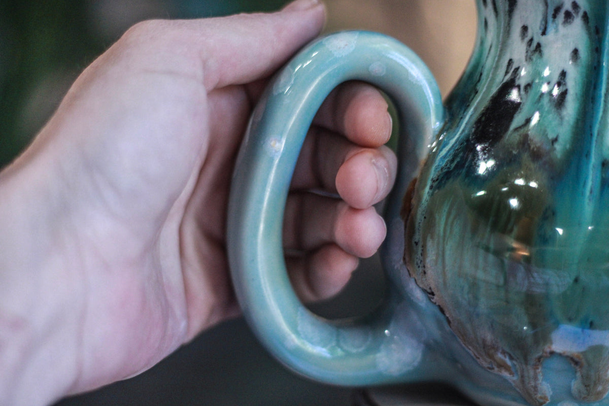 DRAWING WINNER: 05-B Champlain Falls Flared Acorn Mug - TOP SHELF MISFIT, 25 oz.