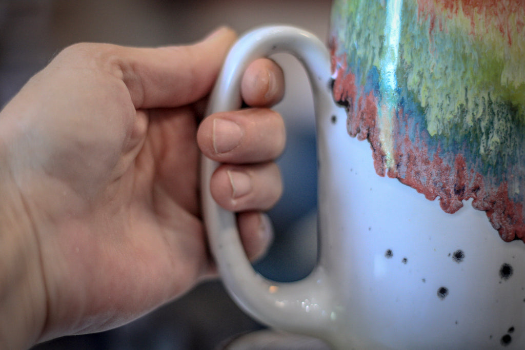 01-C Rainbow PROTOTYPE Mug - TOP SHELF, 21 oz.