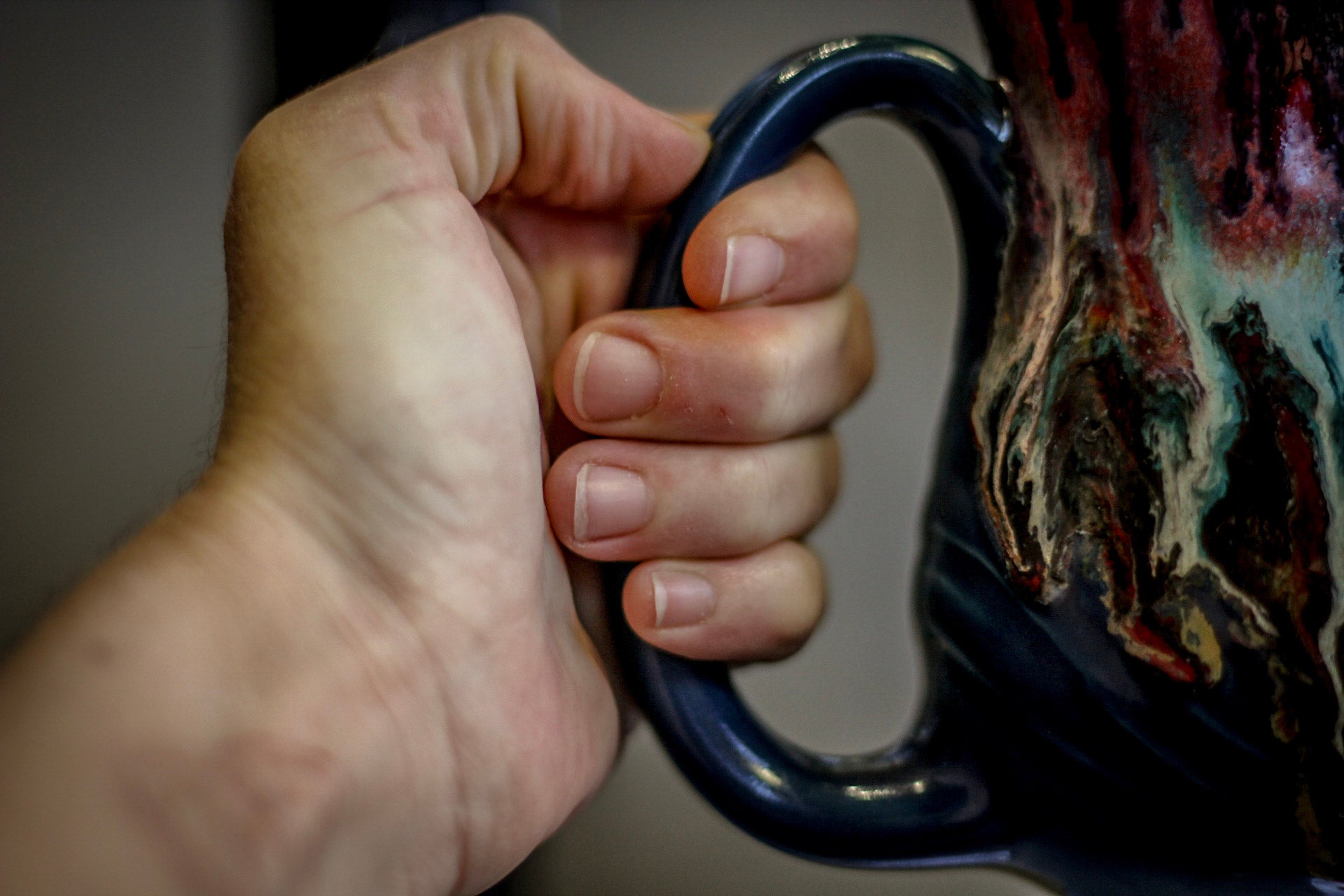 01-A Wonderland PROTOTYPE Textured Gourd Mug - TOP SHELF, 23 oz.