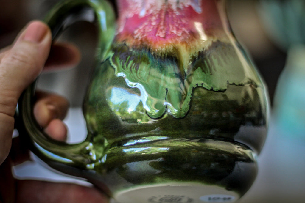 01-A Coral Mountain Meadow Barely Flared Acorn Mug - TOP SHELF, 20 oz.
