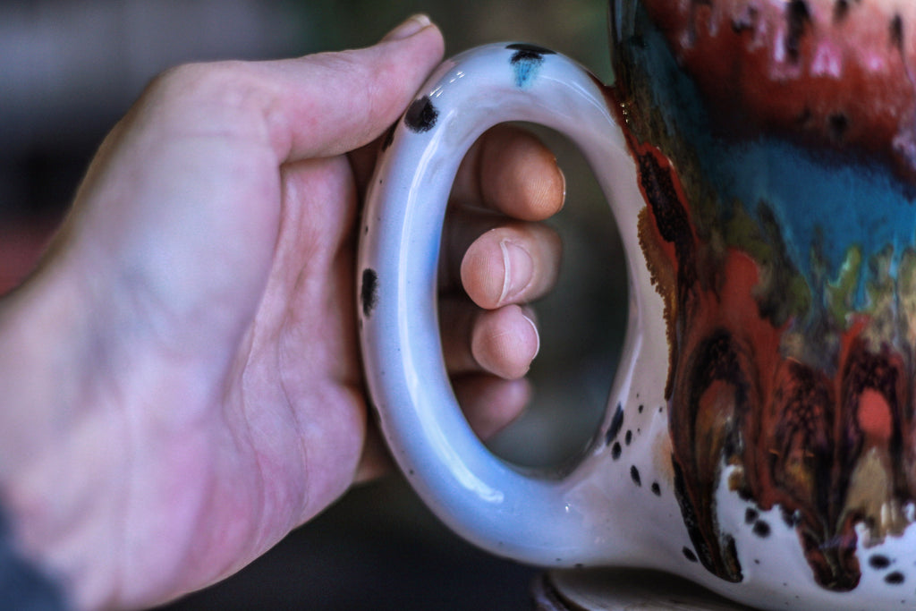 01-B Desert Rainbow Gourd Mug, 26 oz.