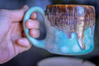 01-E Artic Wave Textured Mug, 10 oz.