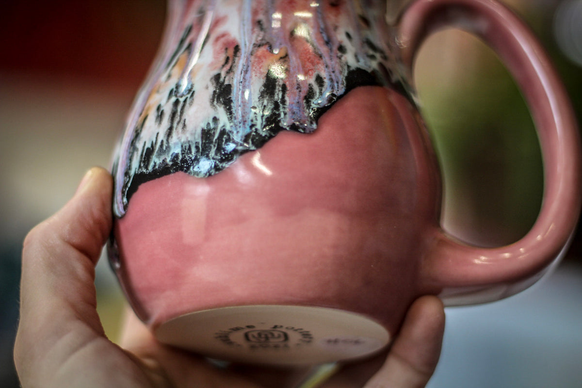 06-E Granny's Lace Variation Flared Notched Mug - MINOR MISFIT, 16 oz. - 10% off