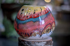 05-B Desert Rainbow Round Vase, 25 oz.