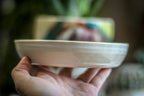 05-B Snowy Grotto Planter with Plate