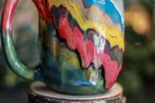 Load image into Gallery viewer, 07-E Crazy Rainbow Mug, 28 oz.