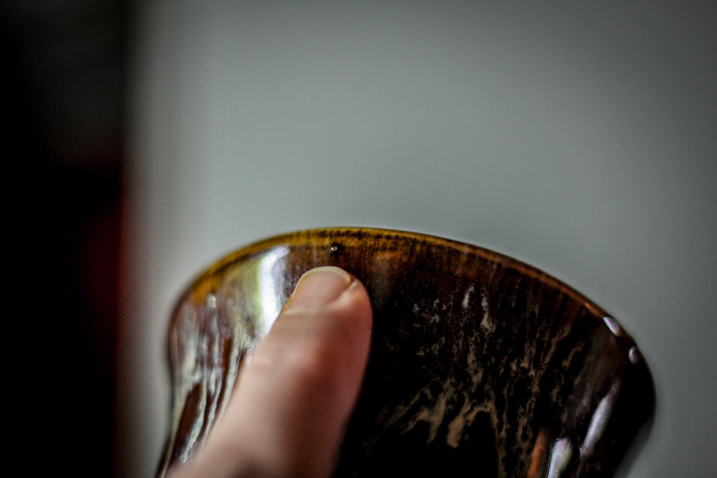 06-D New Wave Barely Flared Notched Textured Mug - MINOR MISFIT, 19 oz. - 10% off