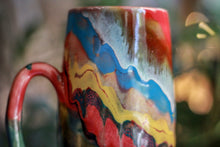 Load image into Gallery viewer, 07-E Crazy Rainbow Mug, 28 oz.