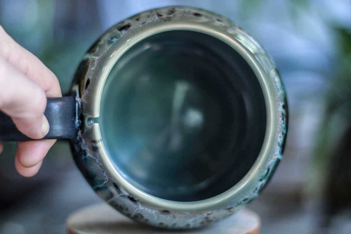06-B Champlain Shale Notched Squat Gourd Mug - MINOR MISFIT, 20 oz. - 10% off