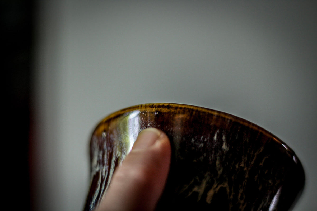 06-D New Wave Barely Flared Notched Textured Mug - MINOR MISFIT, 19 oz. - 10% off