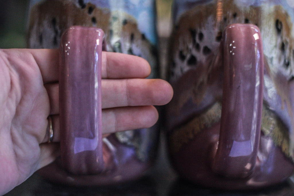 05-B (each) Lavender Fields Notched Mug Set, 23 oz.