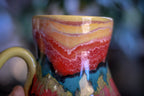 06-B Harvest Gold Rainbow Grotto Barely Flared Mug, 23 oz.