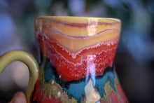 Load image into Gallery viewer, 06-B Harvest Gold Rainbow Grotto Barely Flared Mug, 23 oz.