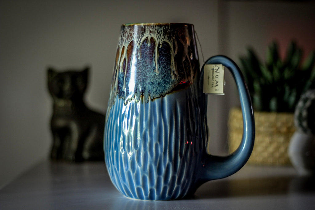 07-D New Wave Notched Textured Mug - ODDBALL, 28 oz. - 15% off
