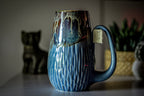 07-D New Wave Notched Textured Mug - ODDBALL, 28 oz. - 15% off
