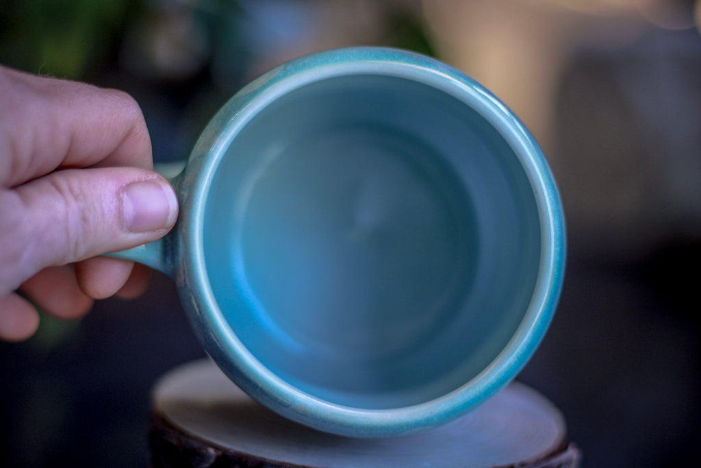 05-F Atlantean Jade Variation Gourd Mug, 13 oz.