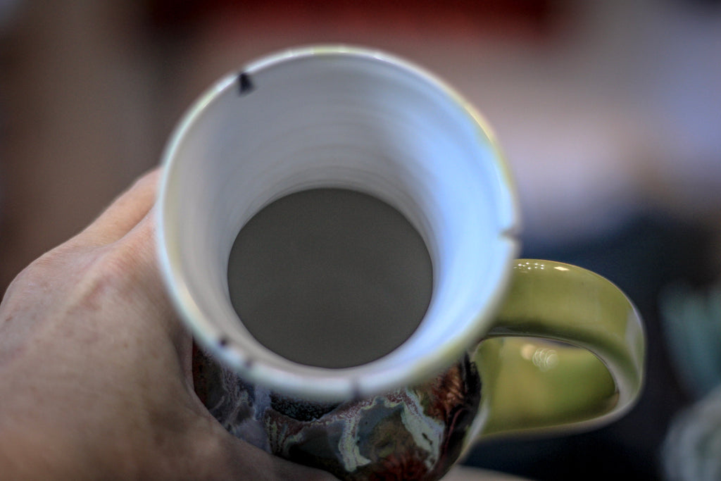 05-A Grotto PROTOTYPE Notched Flared Mug, 18 oz.