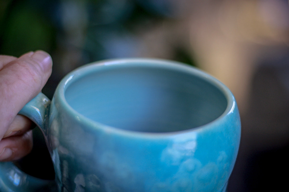 05-F Atlantean Jade Variation Gourd Mug, 13 oz.