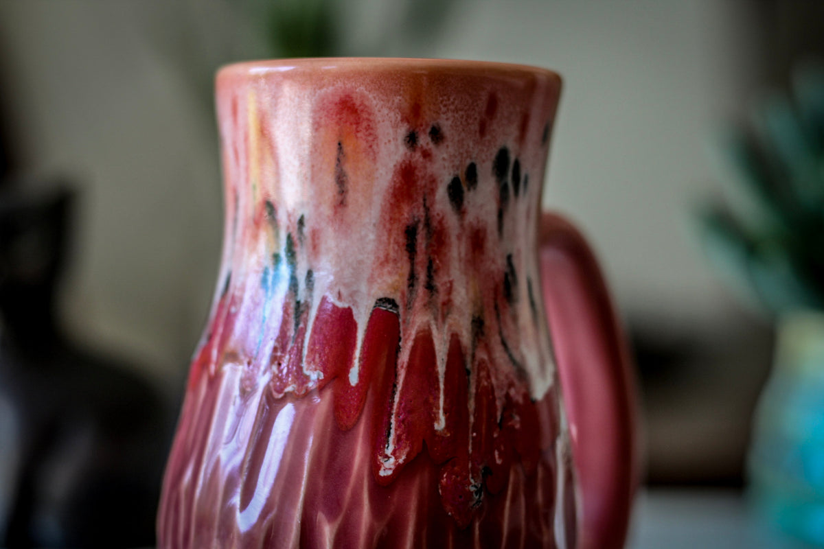 06-D Coral Meadow Barely Flared Textured Mug - MISFIT, 14 oz. - 15% off