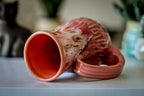 06-D Coral Meadow Barely Flared Textured Mug - MISFIT, 14 oz. - 15% off