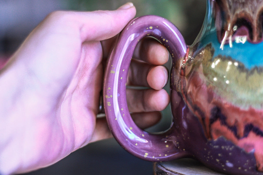 05-B Rainbow Grotto Flared Notched Mug, 22 oz.