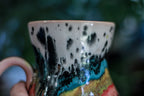 01-B Rainbow Grotto Flared Mug, 21 oz.