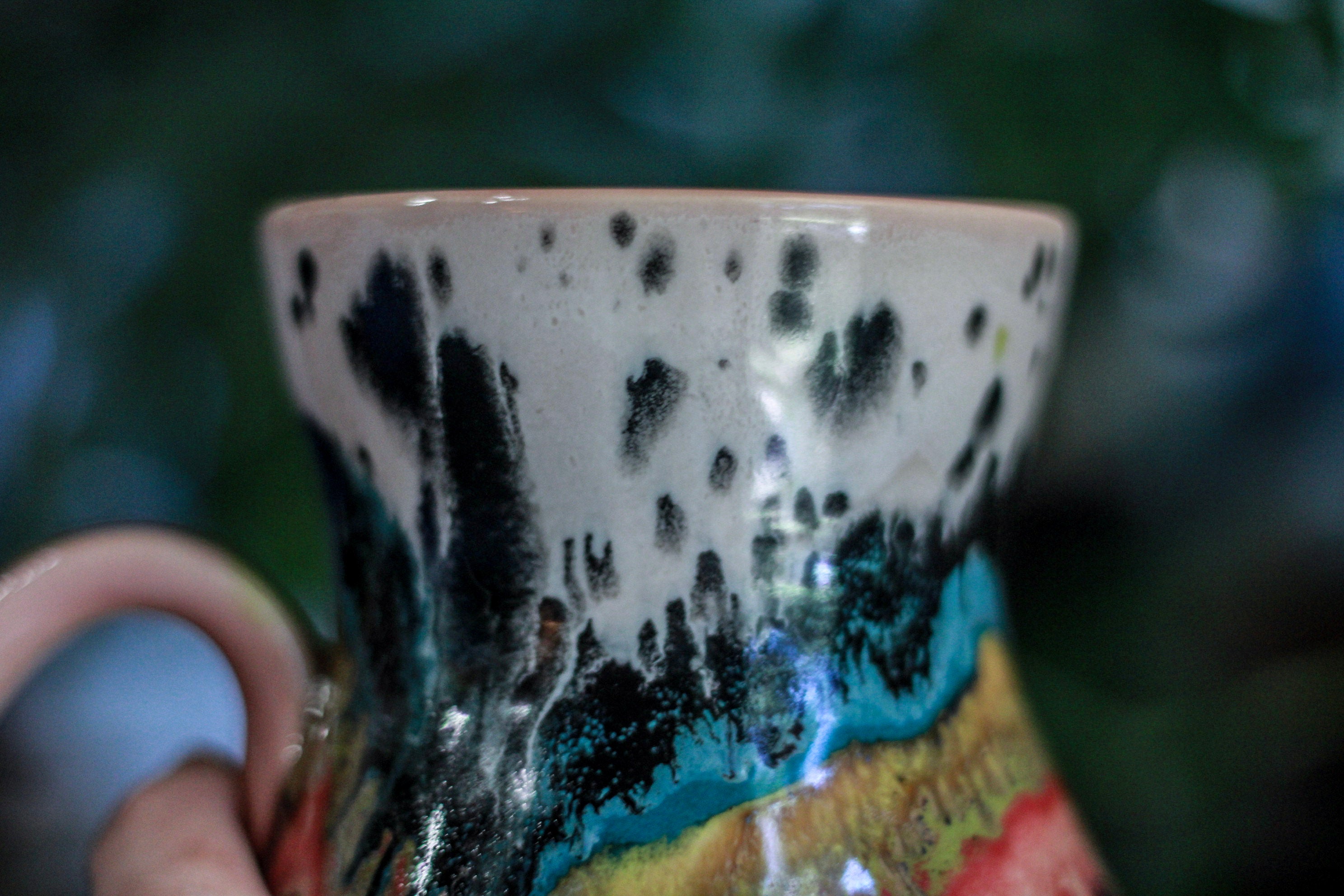 01-B Rainbow Grotto Flared Mug, 21 oz.