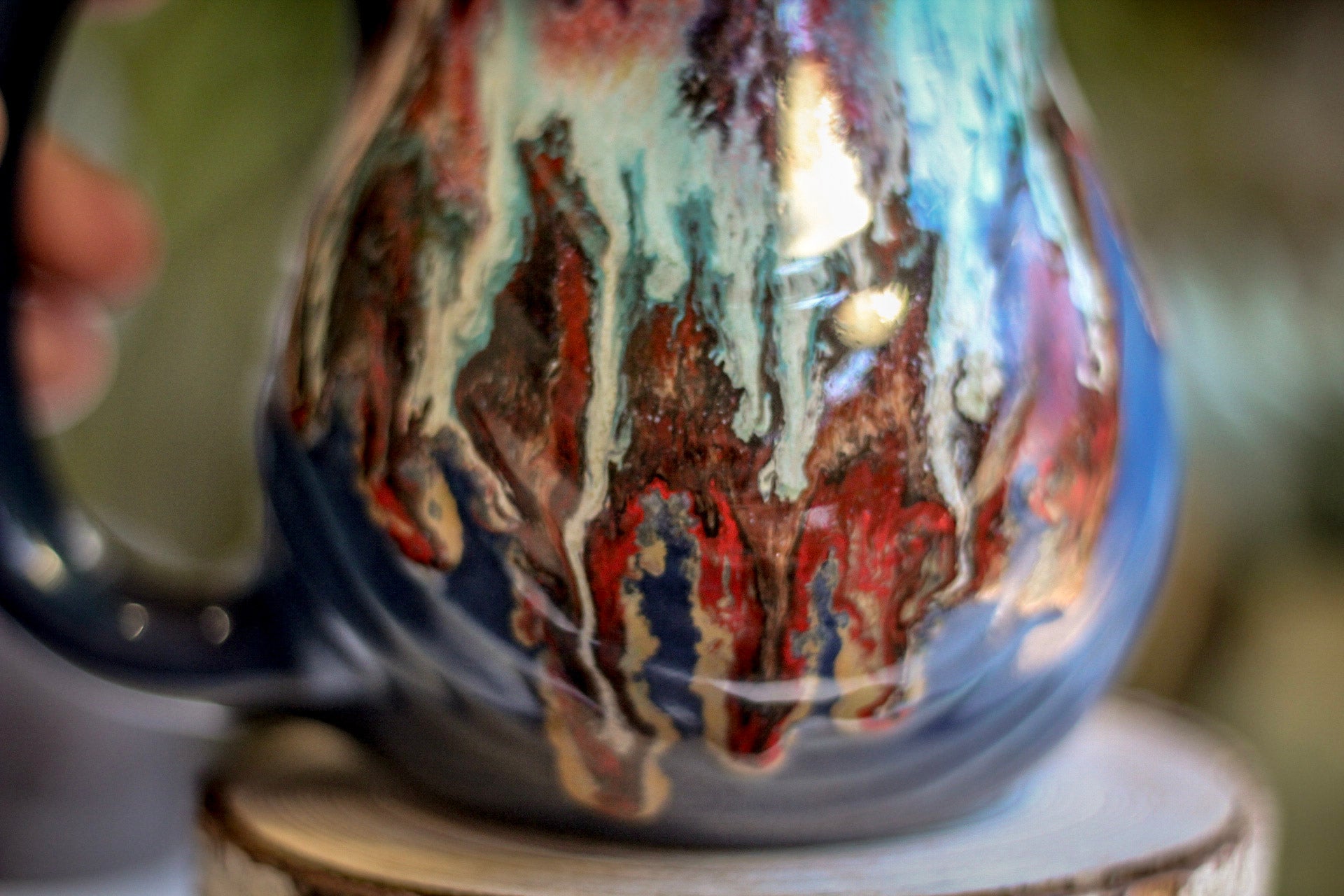 01-A Wonderland PROTOTYPE Textured Gourd Mug - TOP SHELF, 23 oz.