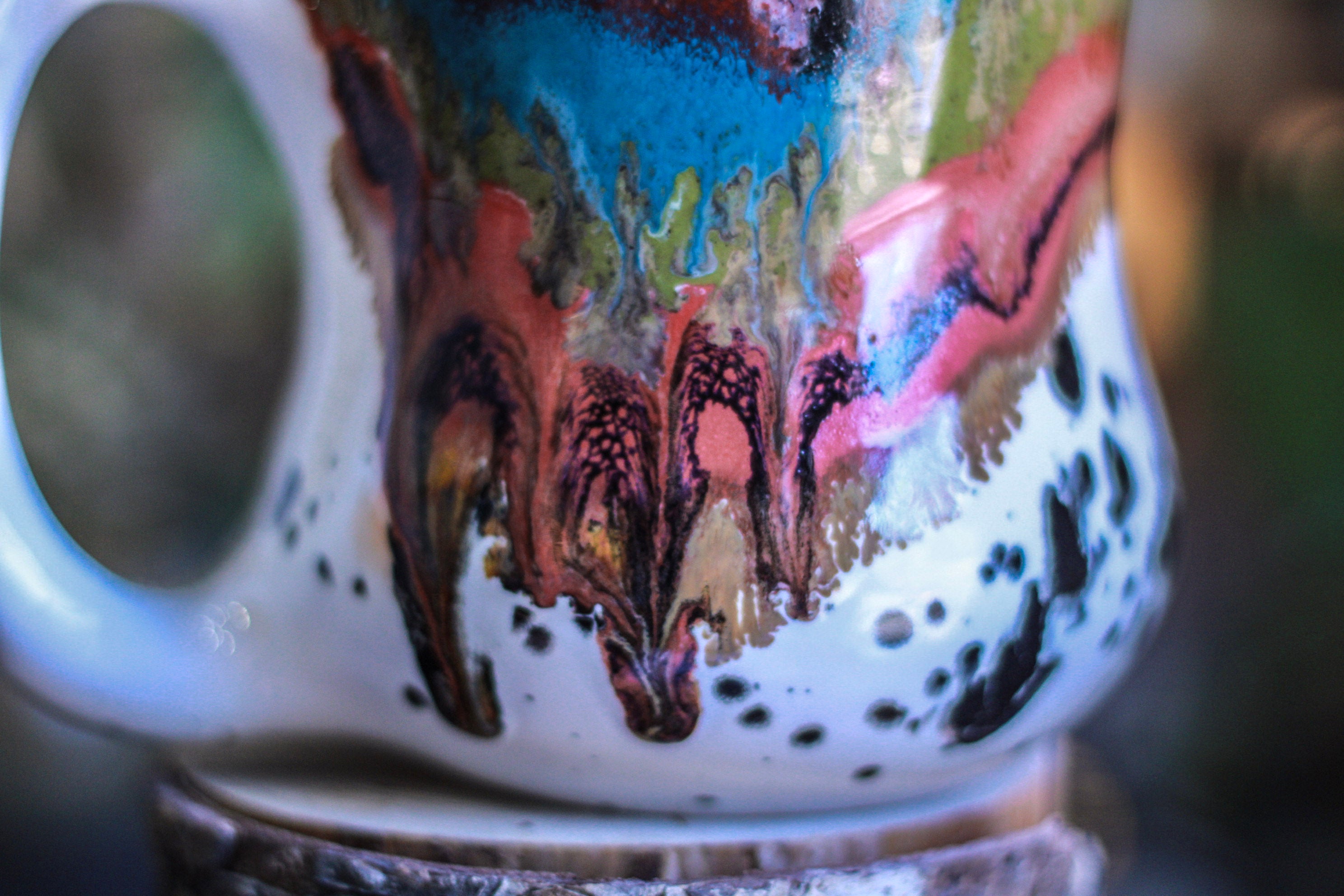 01-B Desert Rainbow Gourd Mug, 26 oz.