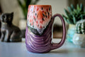 07-D Coral Meadow Textured Mug - ODDBALL, 17 oz. - 10% off