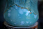 06-E Atlantean Jade Notched Squat Gourd Mug, 20 oz.