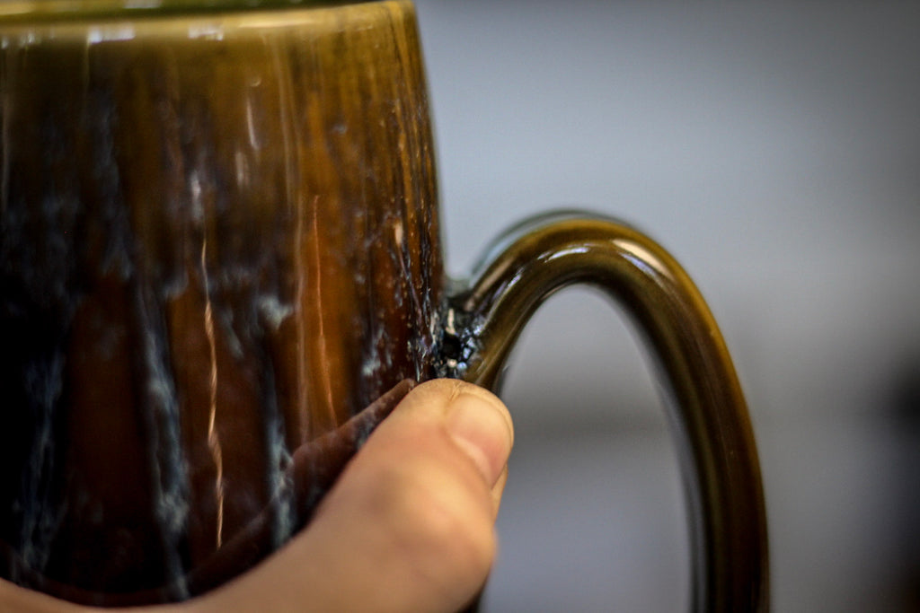 06-E Mossy Wave Textured Mug, 19 oz.