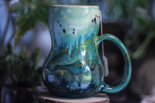 Load image into Gallery viewer, 07-A Aspen Notched Gourd Mug, 18 oz.