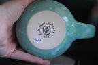06-E Atlantean Jade Variation Notched Squat Gourd Mug, 16 oz.