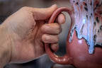 06-D Granny's Lace Notched Gourd Mug - MINOR MISFIT, 20 oz. - 10% off