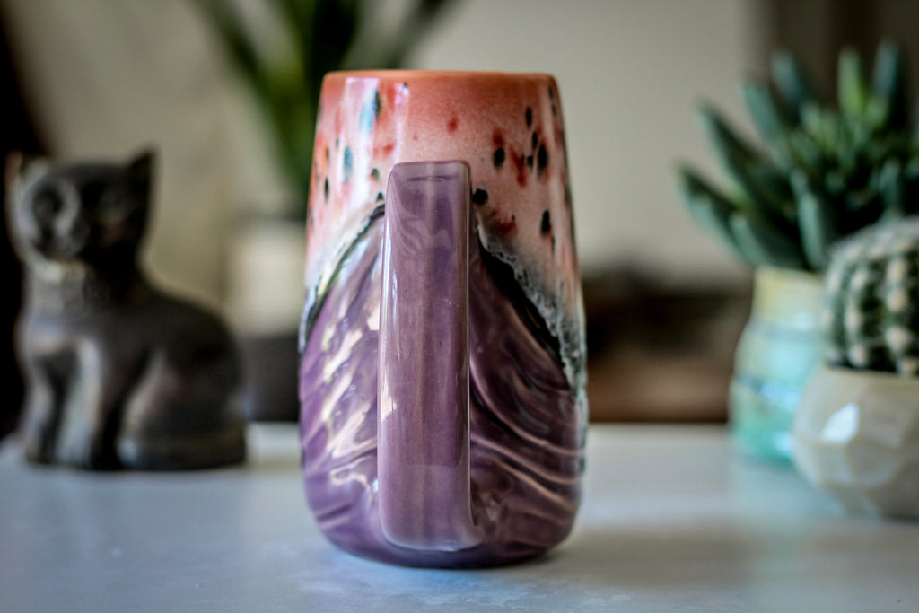 07-D Coral Meadow Textured Mug - ODDBALL, 17 oz. - 10% off