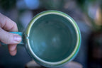 06-E Atlantean Jade Notched Squat Gourd Mug, 20 oz.