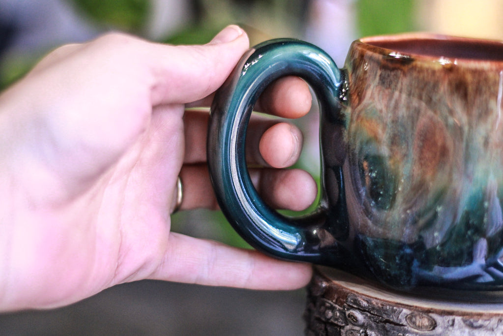 08-E PROTOTYPE Divot Mug, 14 oz.