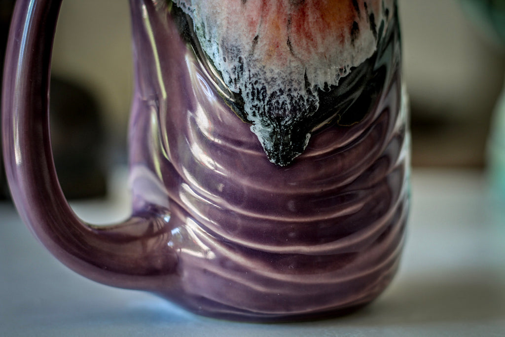 07-D Coral Meadow Textured Mug - ODDBALL, 17 oz. - 10% off