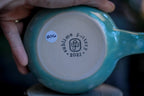 06-E Atlantean Jade Notched Squat Gourd Mug, 20 oz.